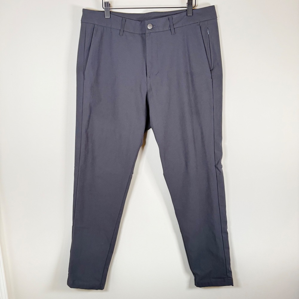Lululemon Men's Commission Essential Performance Slim Fit Golf Pants Gray 34
